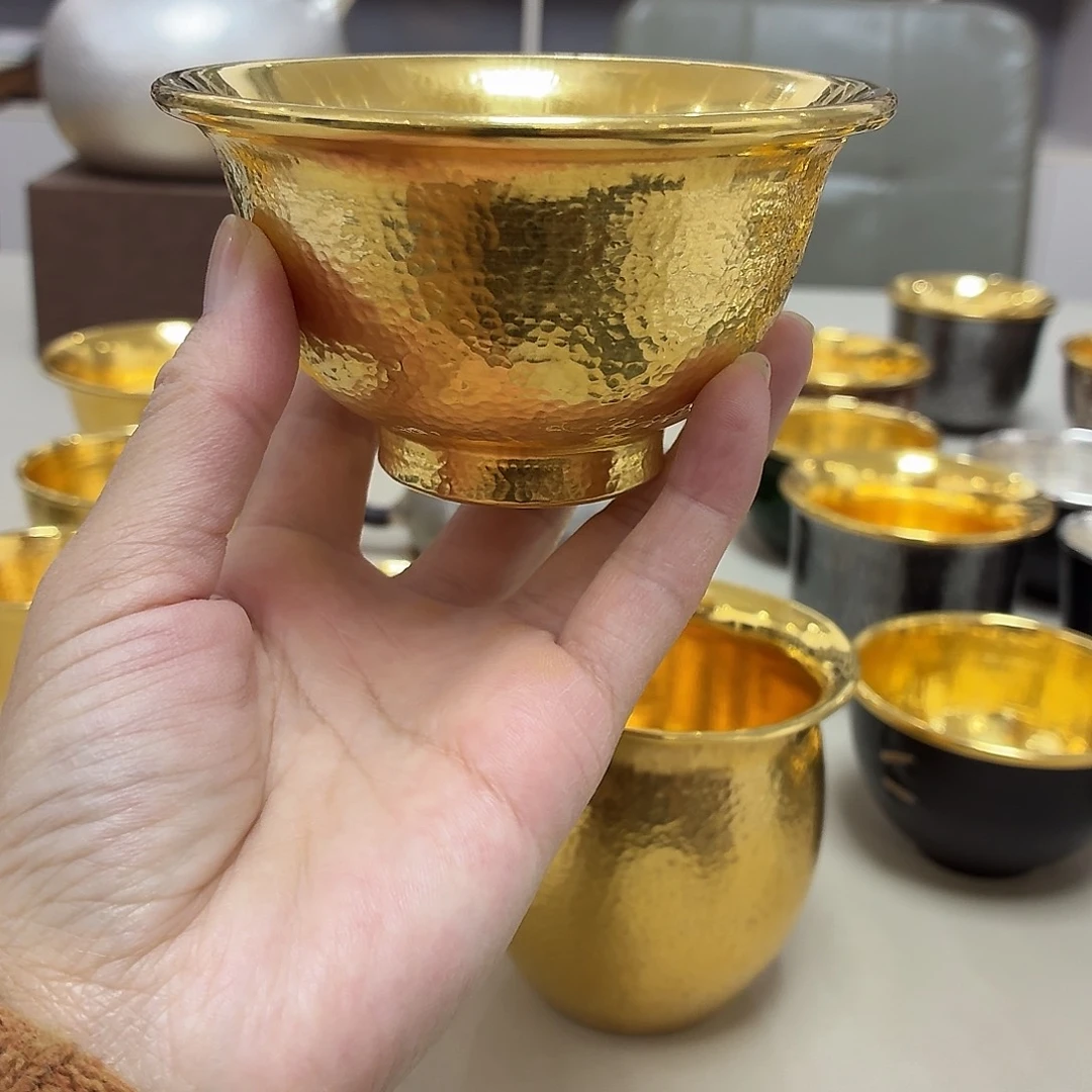 李小鹤里外金足金6克压手杯150毫升