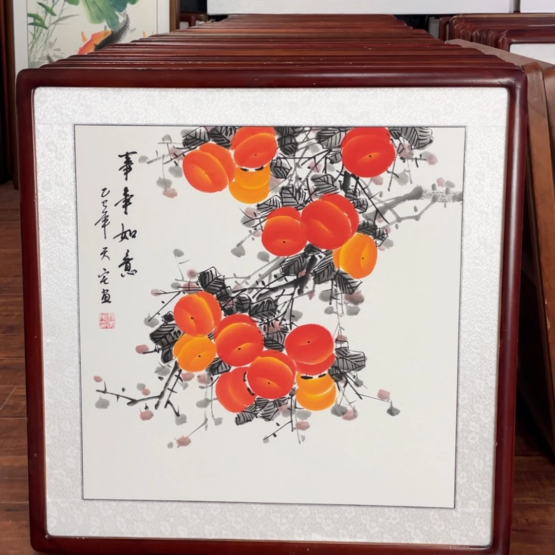 国画带框尺寸63*63厘米