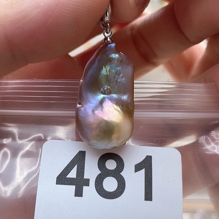 未镶嵌天然珍珠。  漏 漏 漏淡水珍珠