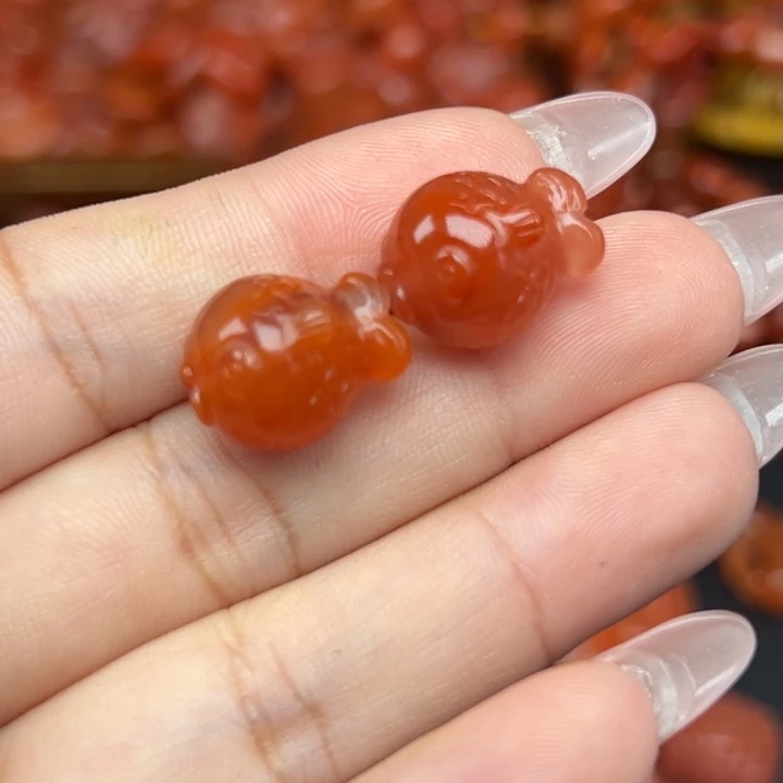 南红玛瑙未镶嵌吊坠(不含链)