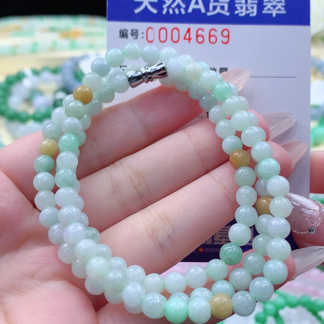 【闪购商品】翡翠颈饰未镶嵌缅甸天然a货翡翠