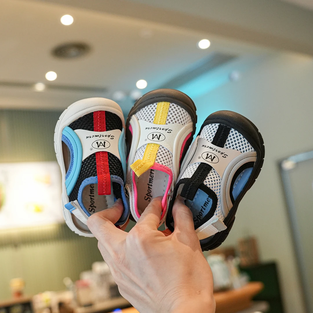 儿童童鞋凉鞋夏季透气软底网鞋网面女童婴儿幼儿休闲防滑小童单网