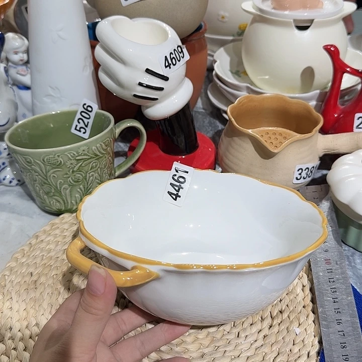 瓷片微瑕陶瓷介意慎拍4461