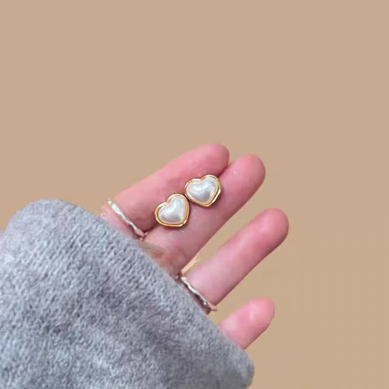 铜合金耳饰 【D33】时尚精致气质素款百搭简约温柔ins耳环小众小巧