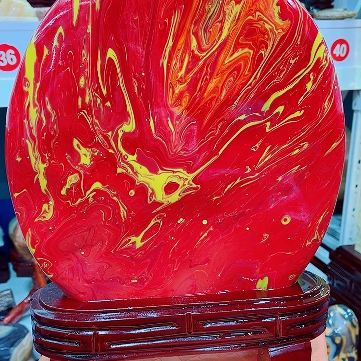 水***月石材家居摆件家具设计