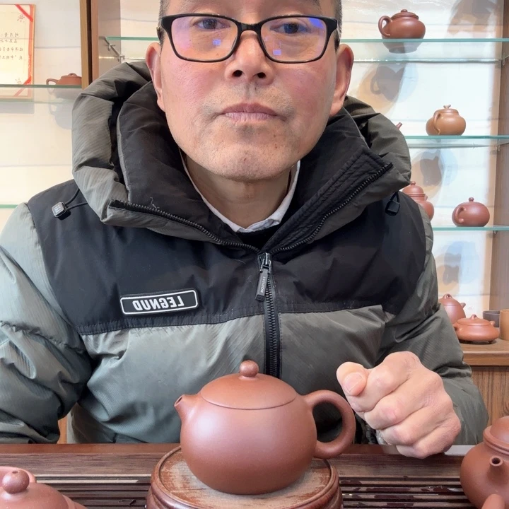 紫砂茶壶风**生半手工西施壶底槽清料
