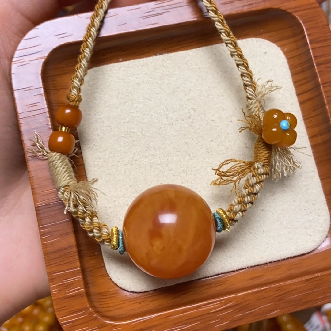【闪购商品】蜜蜡颈饰未镶嵌项链