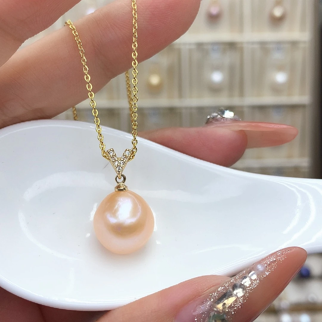 淡水珍珠合金吊坠(赠链)