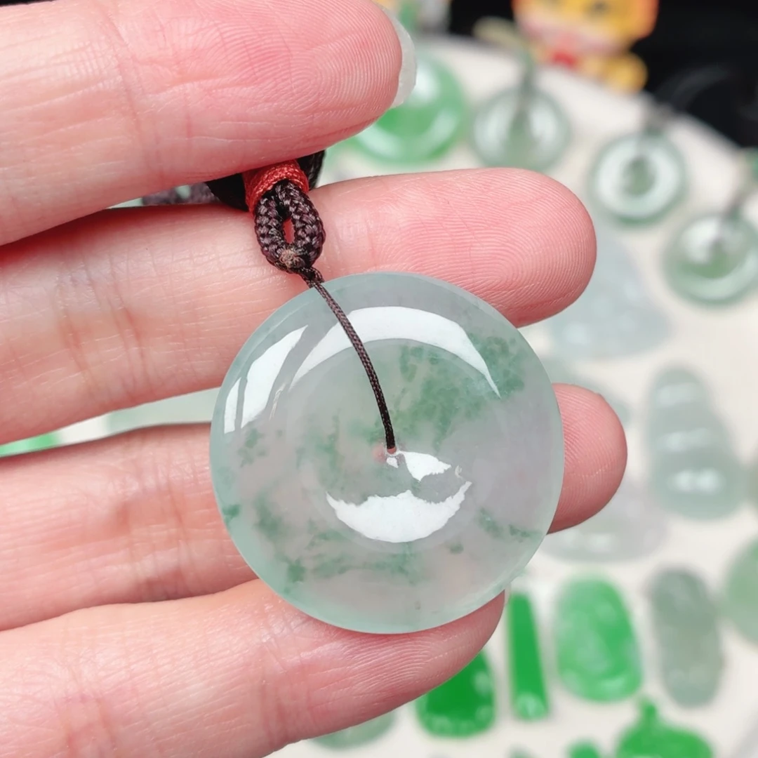 翡翠未镶嵌颈饰缅甸天然A货翡翠