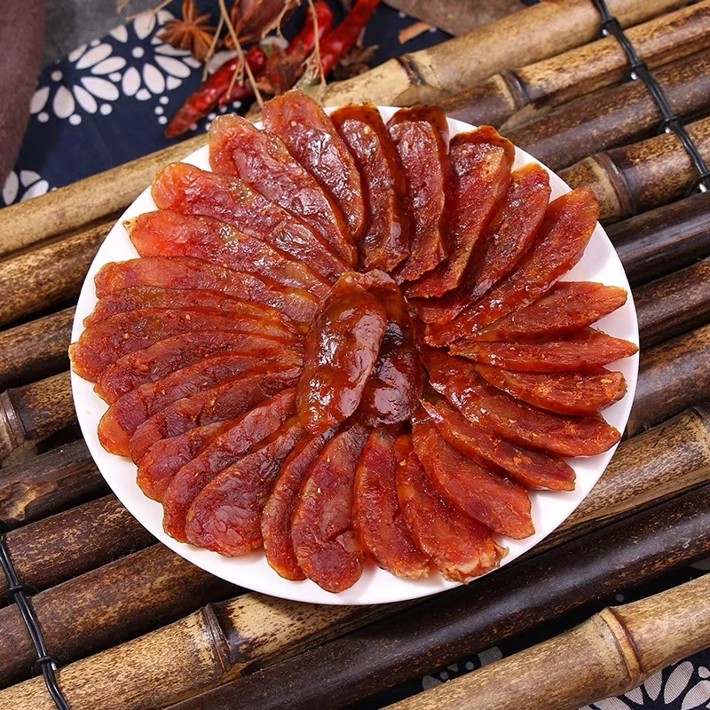 纯肉香肠腊肠冈木果木古法熏制正宗农家风味