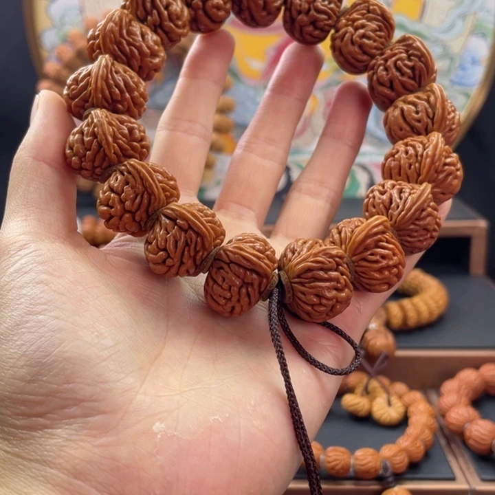 桃核手串龙纹桃核矮刺