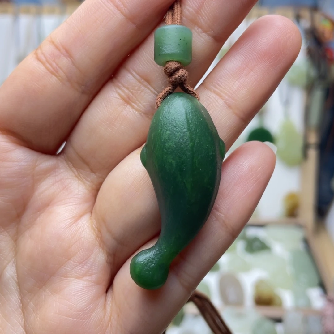 和田玉未镶嵌吊坠(不含链)