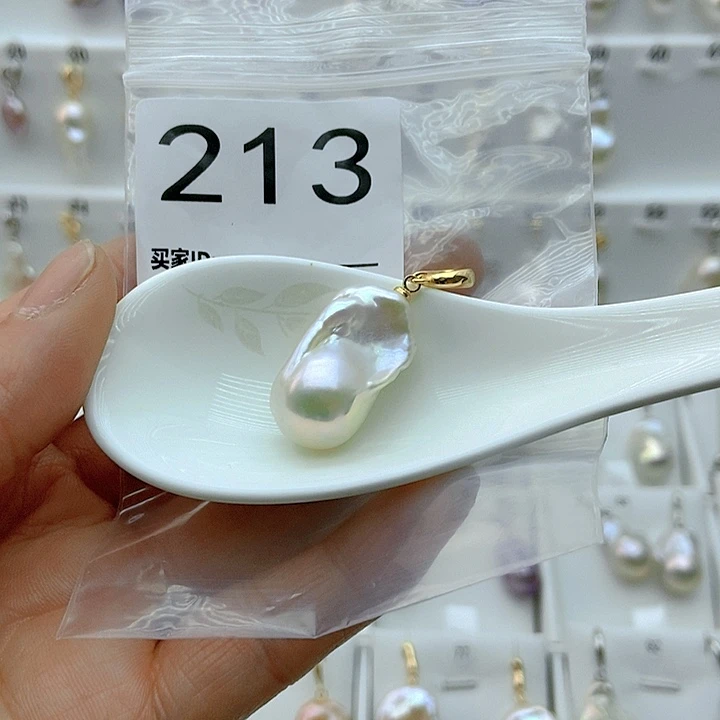 淡水珍珠颈饰银S925镶嵌