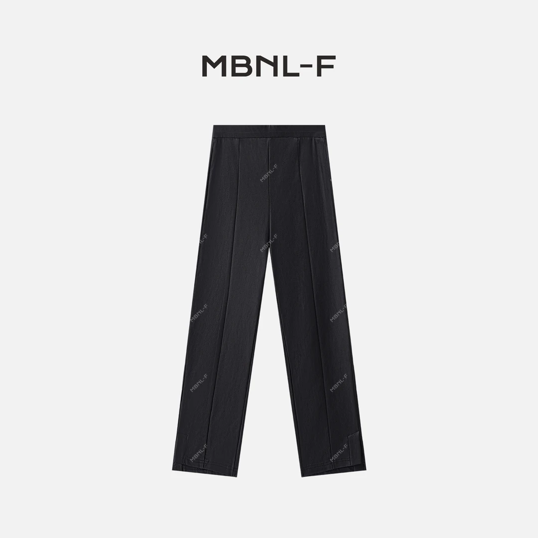 MBNL-F“抓绒涂层裤” 2024F/W新品 老钱高腰直筒裤 秦磊XM-KZ20817