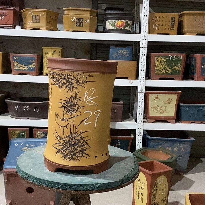 紫砂花盆紫砂花盆