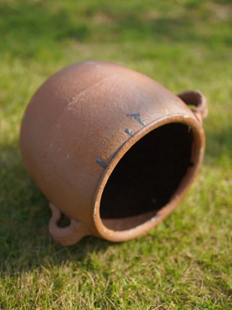 湖北粗陶土砂锅各种口径可选煲汤家用商用柴火吊罐适用燃气灶烙饼