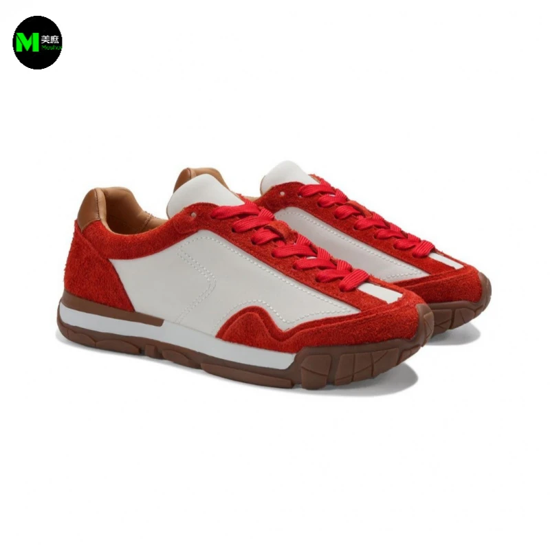 女鞋鞋子男鞋男款运动鞋休闲款复古白红时尚经典低帮系带阿甘鞋网