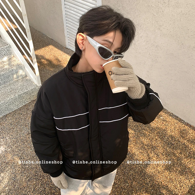 男童棉服外套加厚夹棉冬季中大童保暖加棉冬款棉衣大码男装棉袄潮