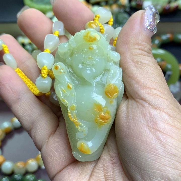 ️***·吊坠(赠链)未镶嵌透闪石质玉