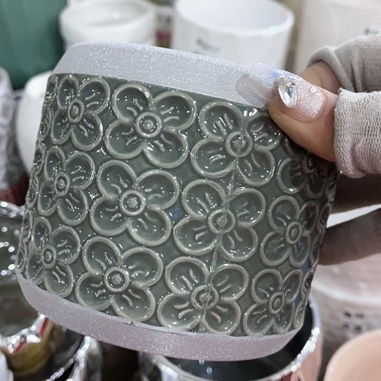 陶瓷外贸尾货多肉绿植陶瓷花盆