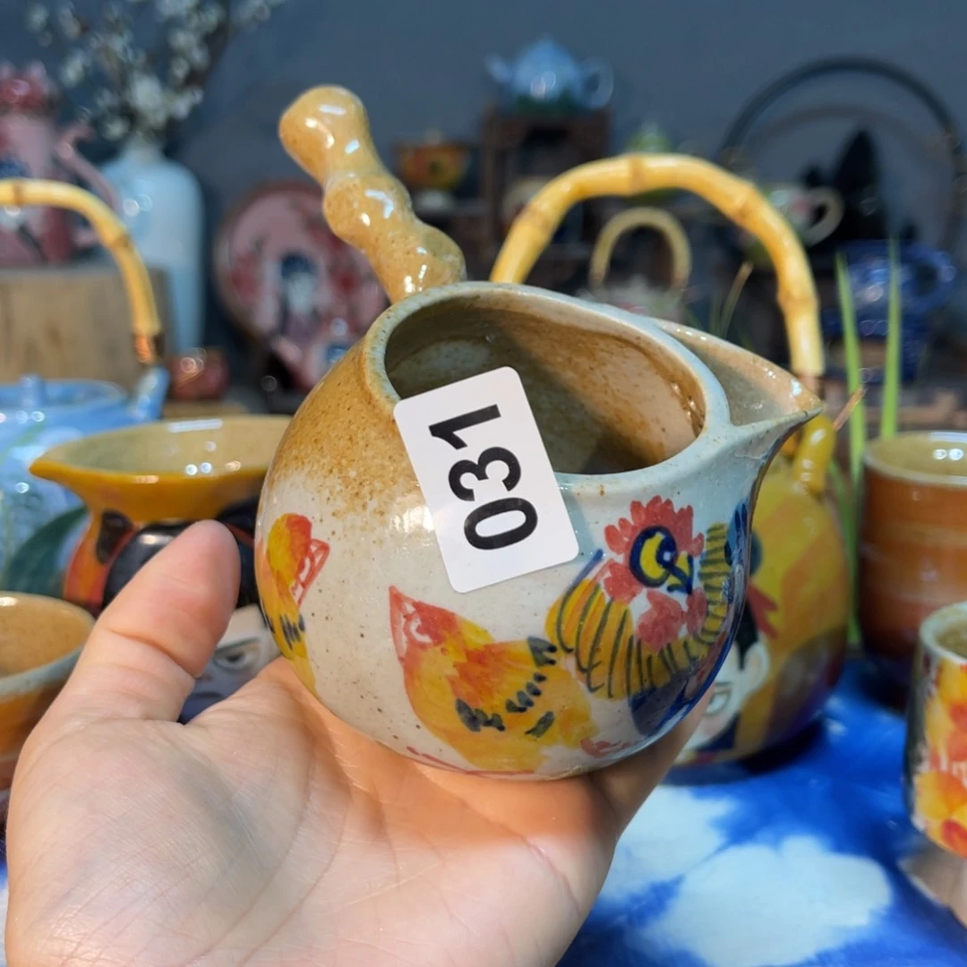 杯素浅陶瓷手工手绘