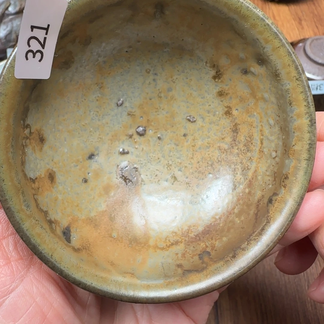 柴烧建盏茶盏茶杯321