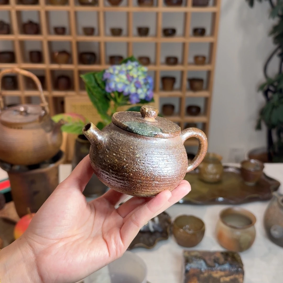 裸柴烧窑汗窑宝小壶200毫升