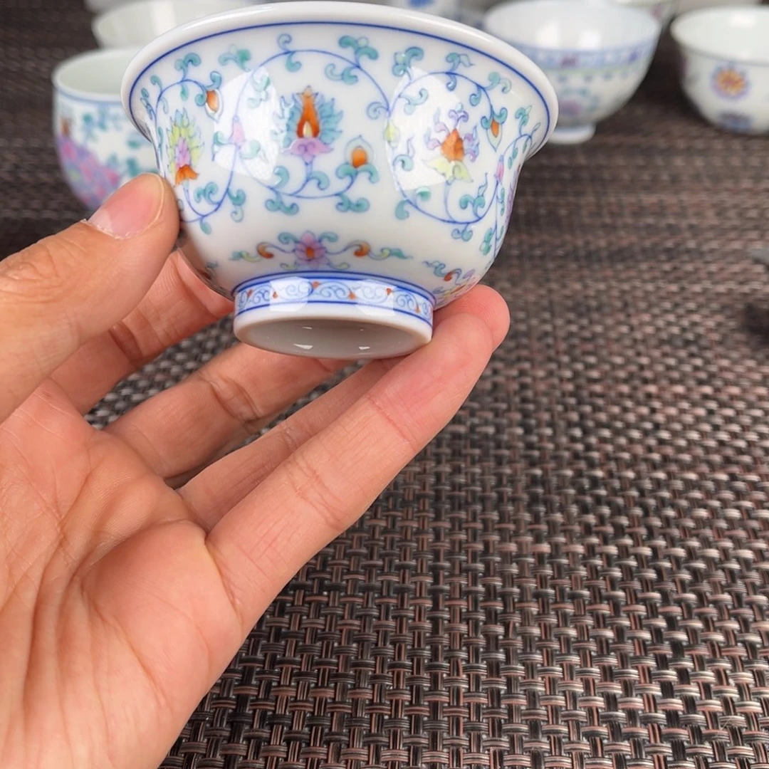 瓷片景德镇陶瓷杯子