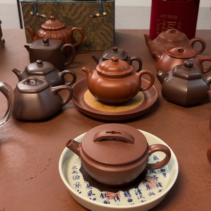 紫砂茶壶汉瓦觉红将坡手工壶