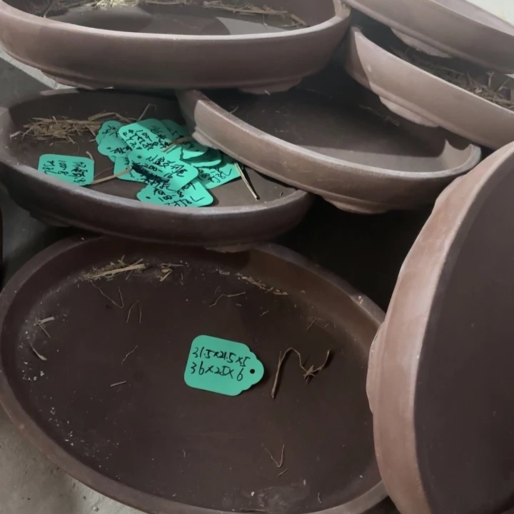 紫砂花盆100-8。