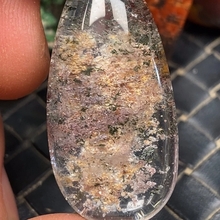 水晶颈饰未镶嵌水晶挂坠