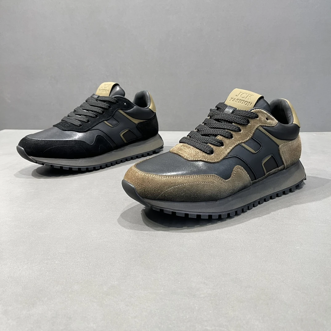 春季阿甘鞋男款休闲鞋系带夏季潮鞋男士休闲皮鞋户外复古191158