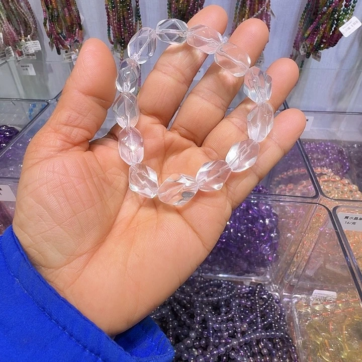 手链水晶未镶嵌白水晶随行单圈手串拍二发一
