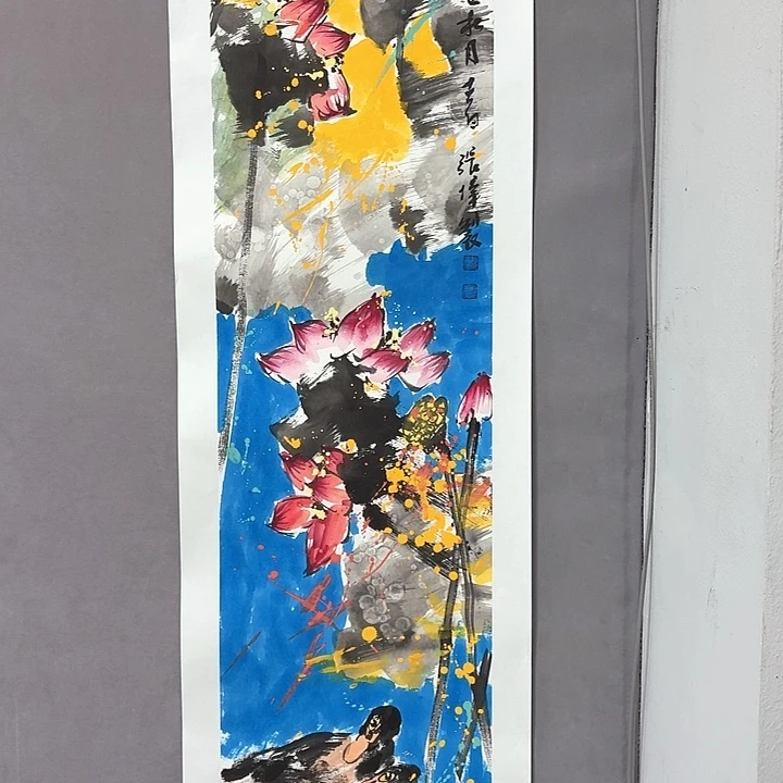 国画亲笔手绘放心去藏