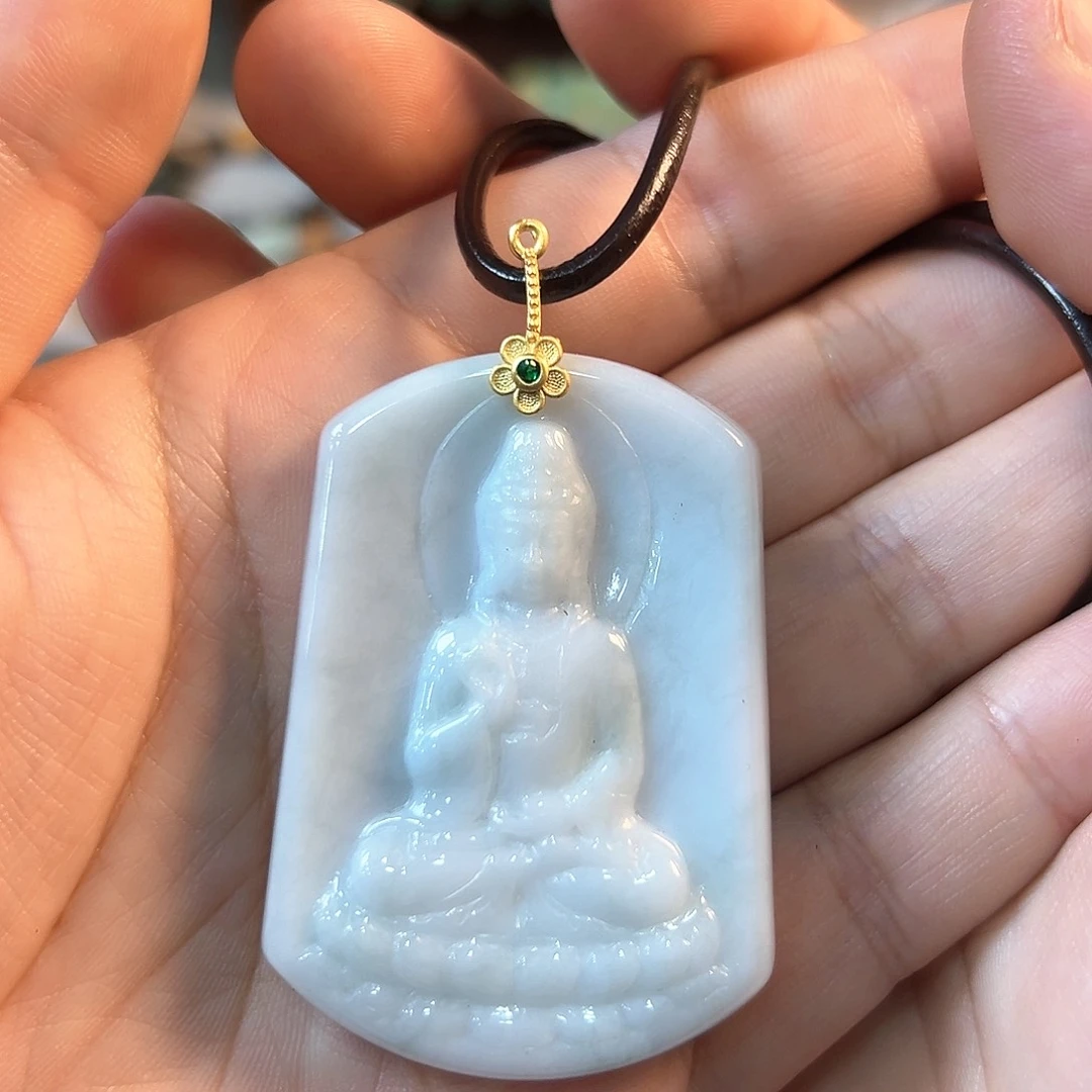 翡翠颈饰未镶嵌吊坠