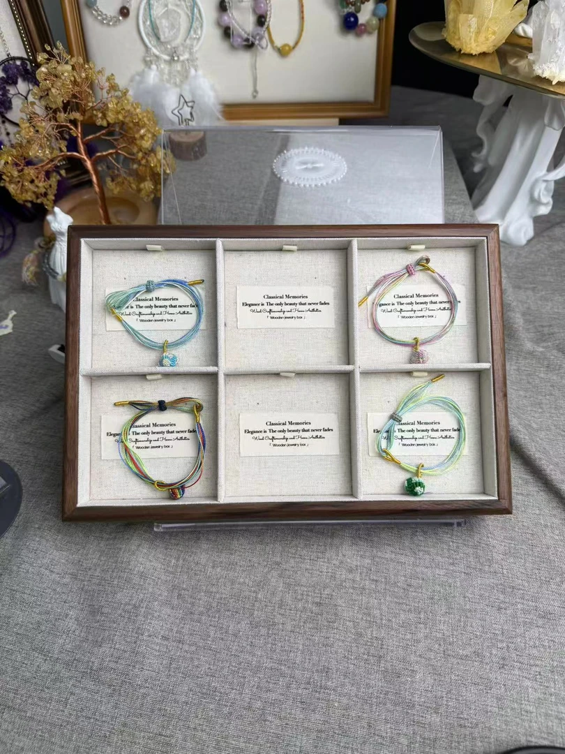 手工编绳粽子手链