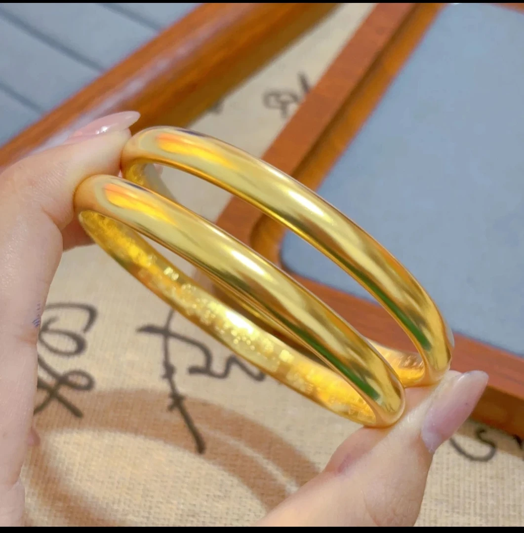 铜合金手镯 精工版7N百福绕腕间哑光经典百搭实心精美古法传承