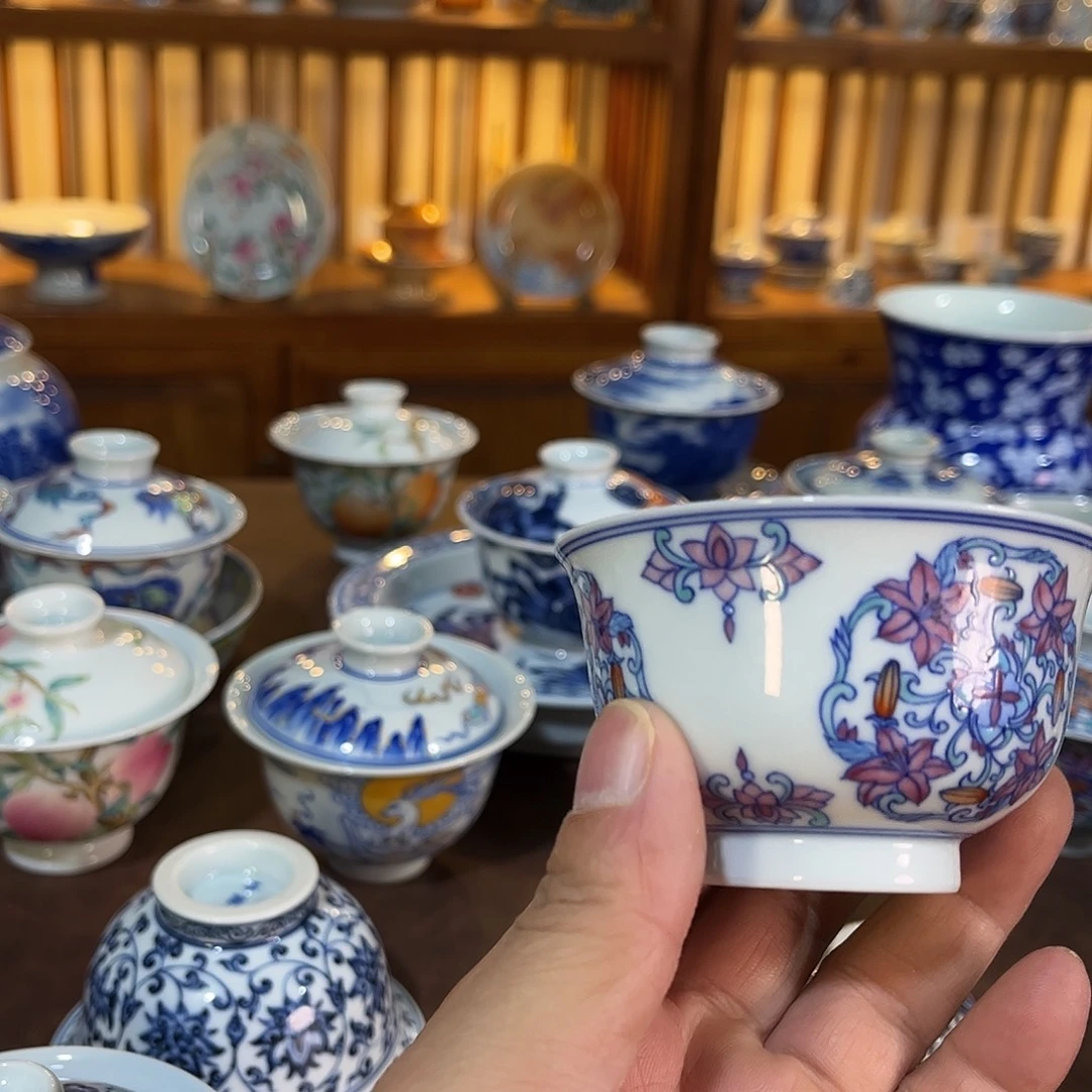 錡镇堂手工手绘绘杯