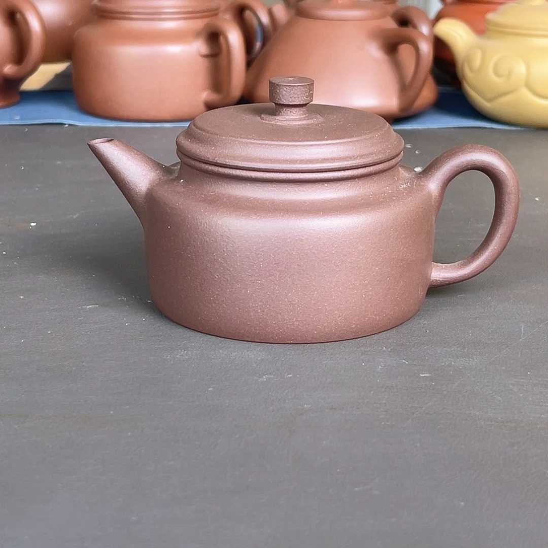 茶壶紫砂张金富紫泥剑流德钟