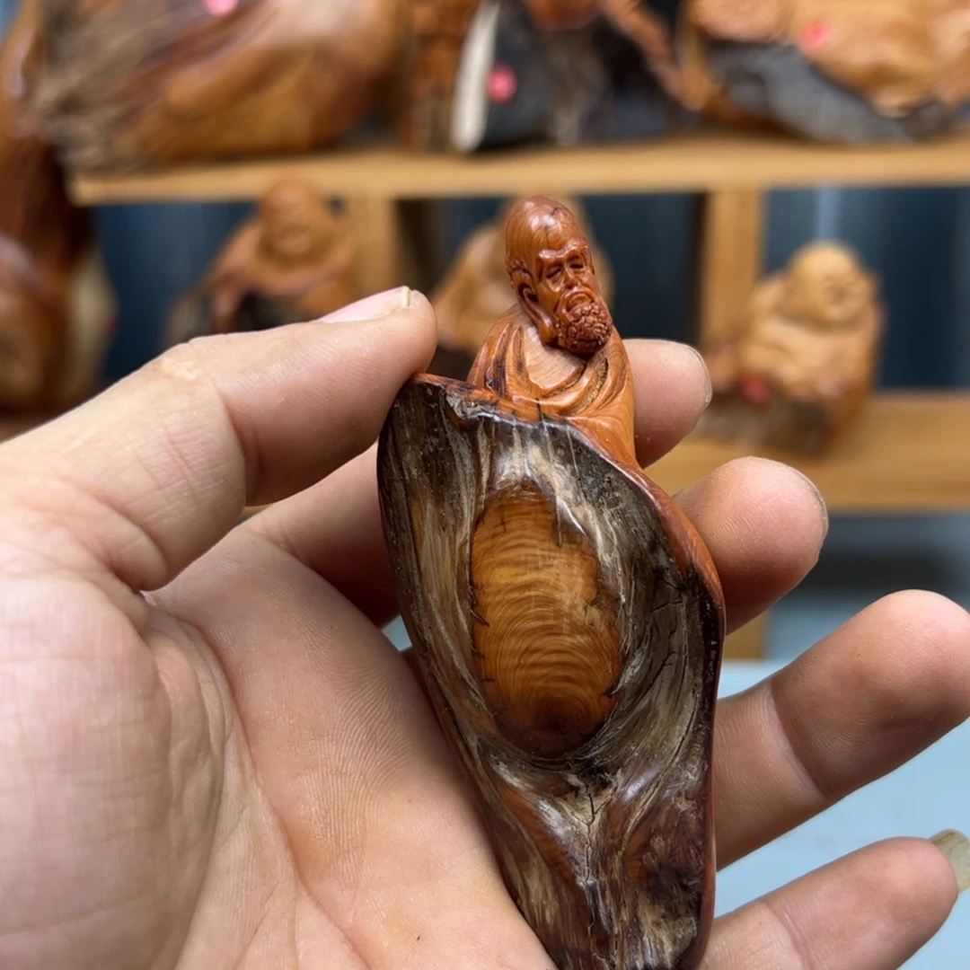 季***子木崖柏木摆件手把件