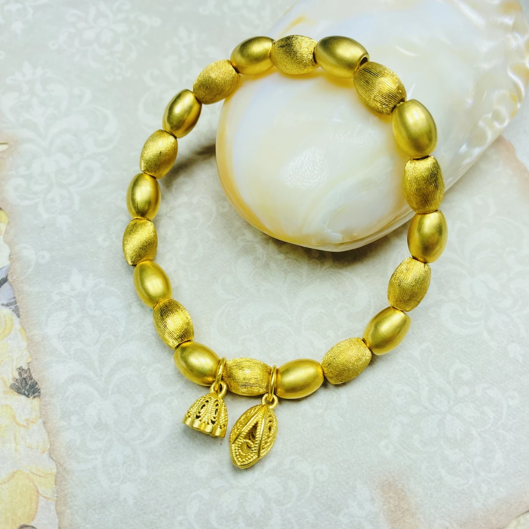 手链 K03122经典黄色ab两世欢手链多样性发货47958