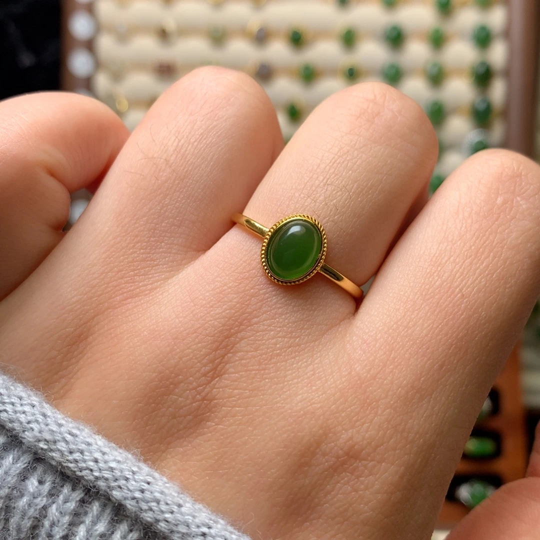 和田玉银S925镶嵌颈饰