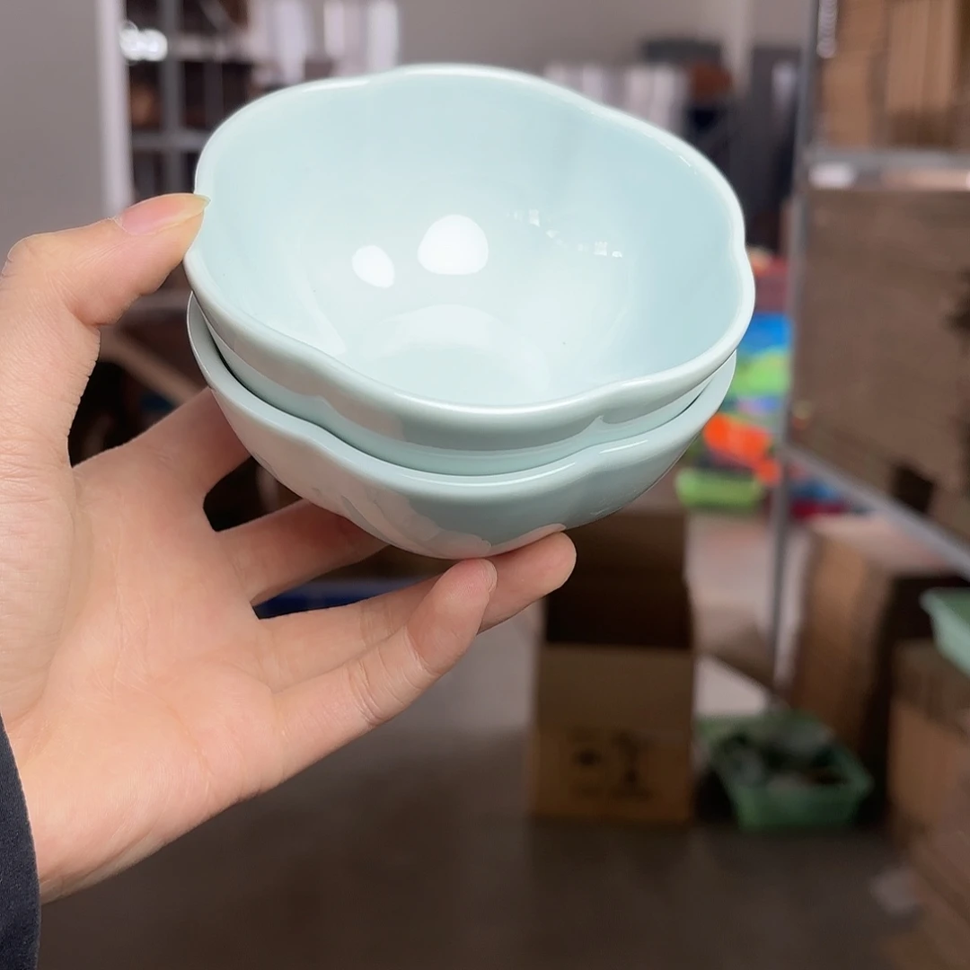 龙泉云间青瓷小米茶器