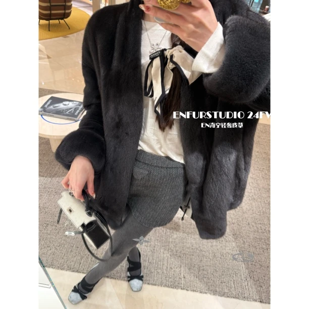 EN 2024/FW | 慕斯伯爵 水貂皮草外套 GGSJX-04