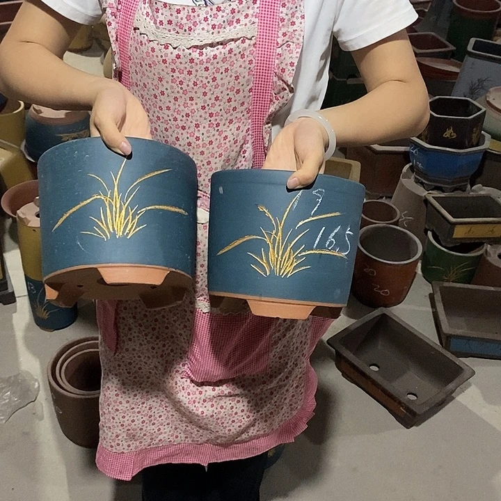 紫砂花盆紫砂花盆