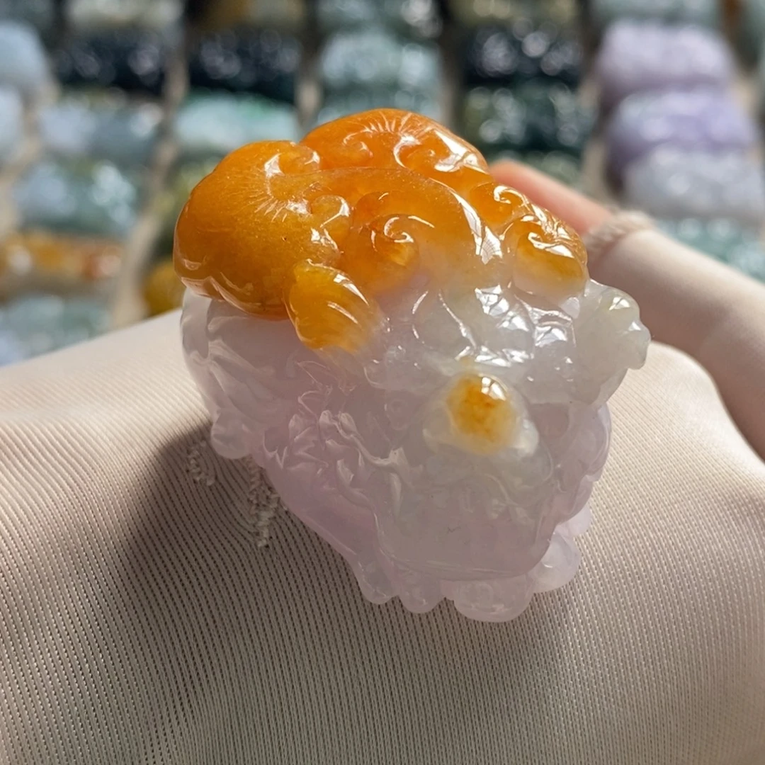 翡翠未镶嵌颈饰天然翡翠貔貅吊坠