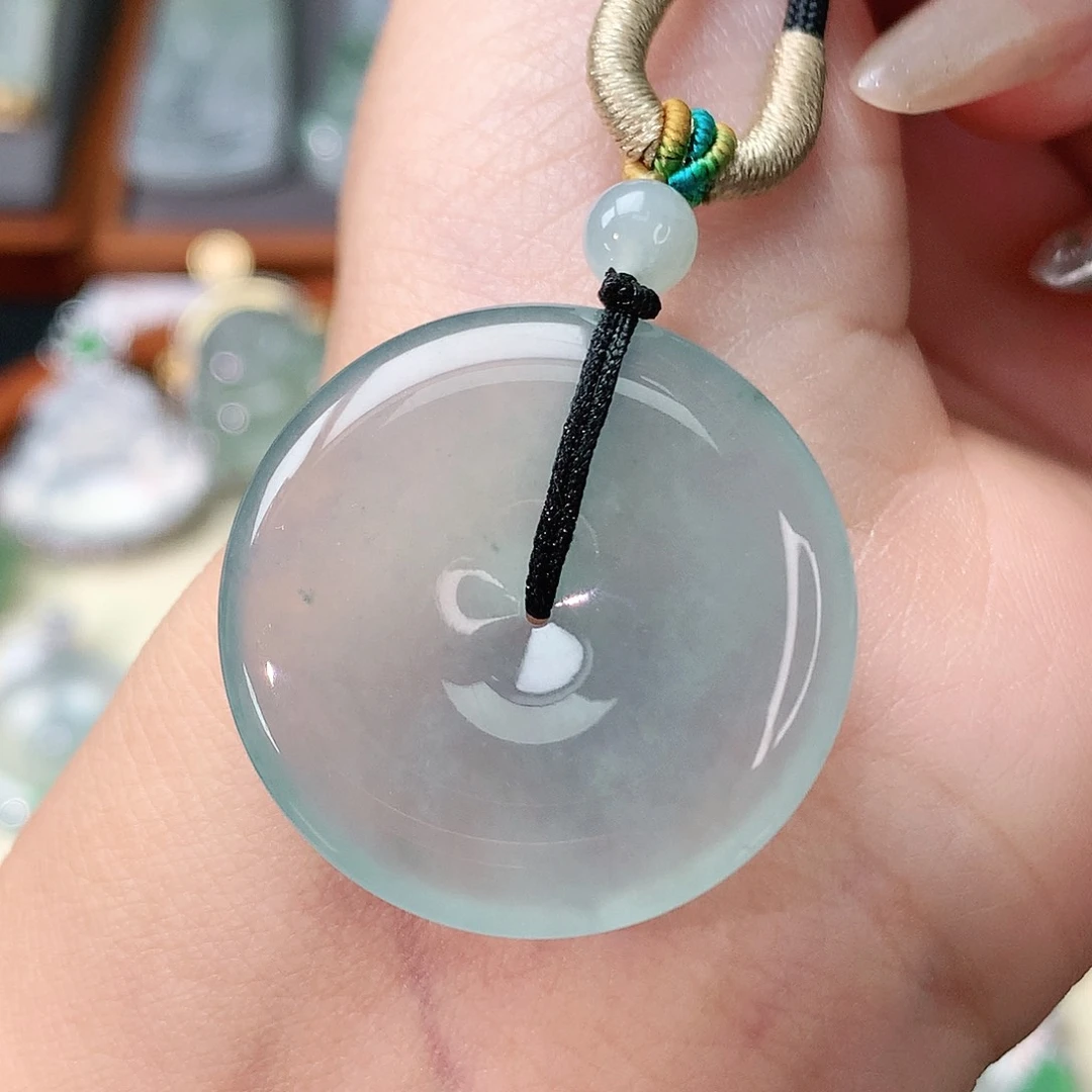 翡翠未镶嵌吊坠(不含链)扣