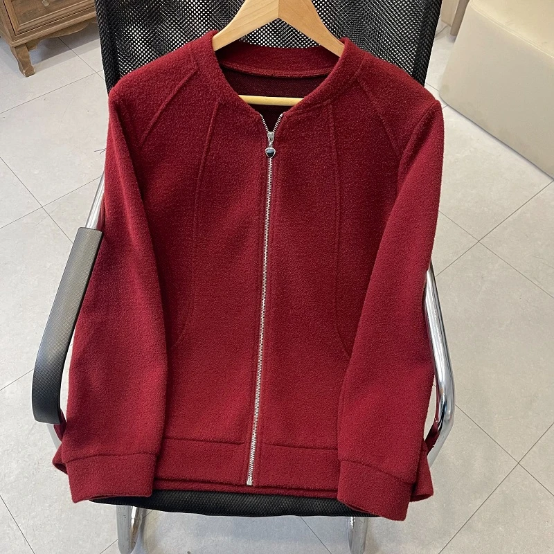 【苹果现货清清】PWD32508新款简约百搭外套大码女装【衣长72】