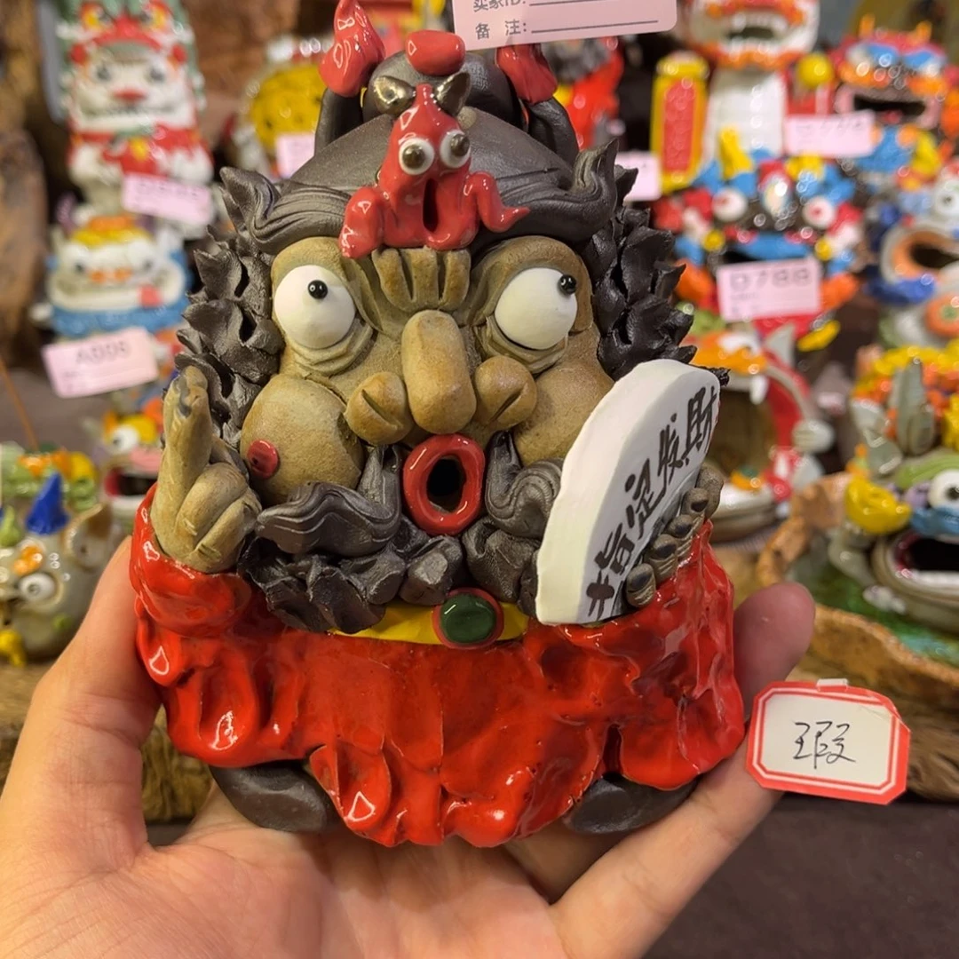 泥塑纯手工茶宠摆件