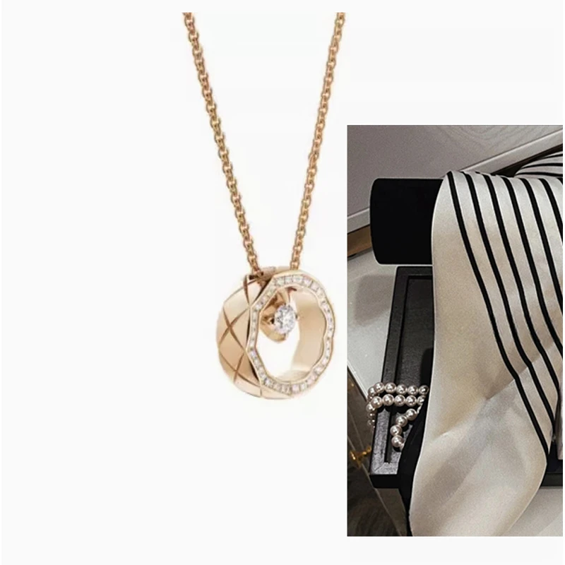 合金项链 《水冰月》项连 （Ｖ金高定）